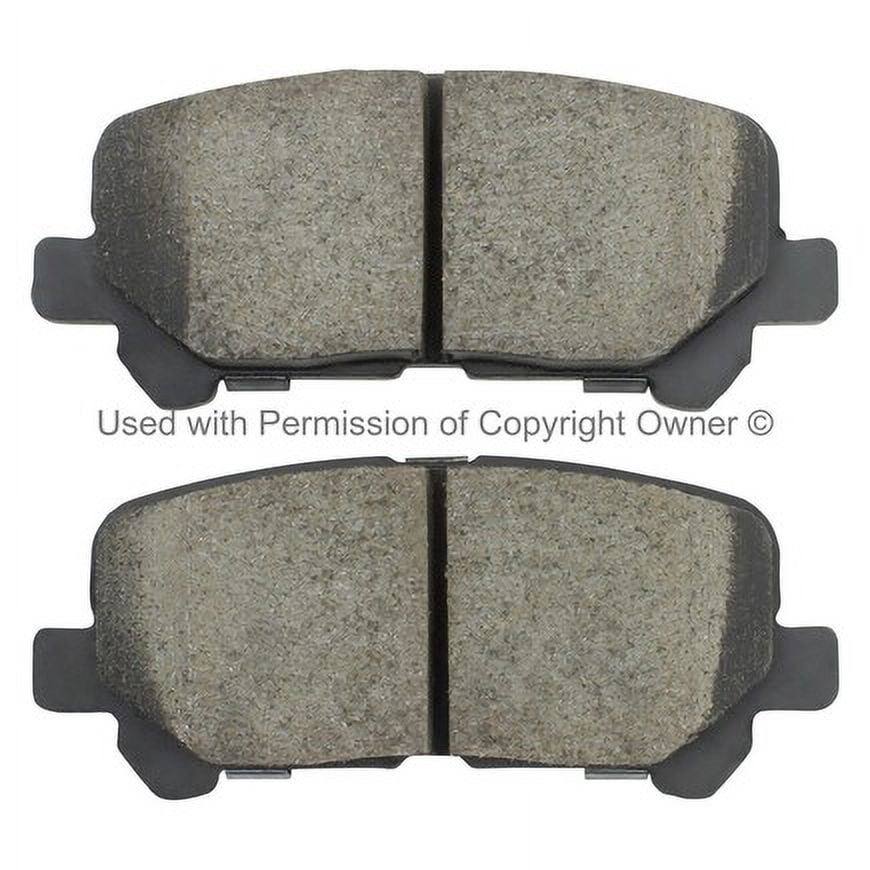Mpa Electrical 1003-1281C Quality Built Disc Brake Pad Set   Black Series,