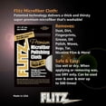 thumbnail image 4 of "Flitz Starfiber Microfiber Polishing Cloths - 16"" x 16"" - 4 Pack, Reusable Shine Rag Cleaner for Firearms and Blades", 4 of 5