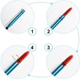 thumbnail image 3 of Jinsinto Wacky Rig Tools 2 Pcs with 200 Pcs Wacky O-Rings, Wacky Worm Tools for Fishing Worm Rig Tool Kits Fishing Rigging Tool for Clip Baits Tools with Keychain, 3 of 5