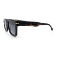thumbnail image 6 of Gentlemanly Retro Thick Horn Rim Oversized Plastic Fashion Sunglasses Tortoise - Smoke, 6 of 8