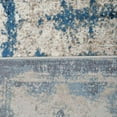thumbnail image 4 of RUGSOTIC CARPETS MACHINE MADE HEATSET POLYPROPYLENE AREA RUGS - 4'4''x6'4'', Rectangle, Beige Blue, Classic Oriental Traditional , High Pile Machine Made Area Rugs for Living Room, Bed Room (M00019), 4 of 5
