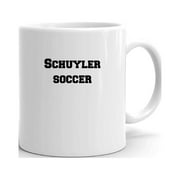 Schuyler Soccer Ceramic Dishwasher And Microwave Safe Mug By Undefined Gifts