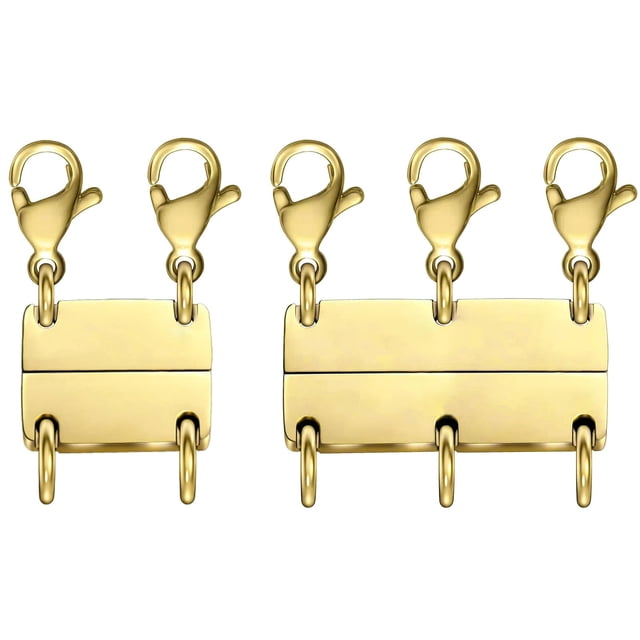 Broches de joyería MKCYD, cierre magnético con múltiples capas de collares