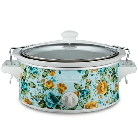 Pioneer Woman 6-Quart Portable Slow Cooker Rose Shadow