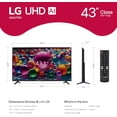 thumbnail image 7 of Restored LG 43" UA7100 UHD AI 4K webOS Dynamic Tone Mapping Pro Smart TV 43UA7100AUB, 7 of 7