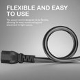 thumbnail image 3 of Cable de alimentación Cable de extensión eléctrica Hervidor eléctrico Cable de alimentación Cable de microondas Cable eléctrico para electrodomésticos 1,5 M con enchufe estadounidense, 3 of 5