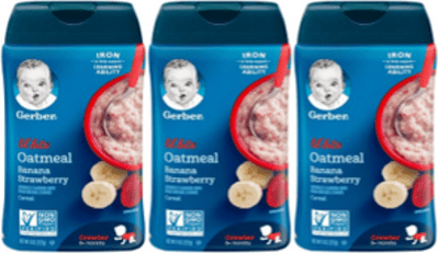 gerber strawberry banana oatmeal