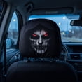 thumbnail image 2 of PLPPYFS Halloween Scary Headrest Covers For Cars, Funny Headrest Covers for Cars, Soft Polyester Fabric with Spooky Auto Seat Protector for Halloween Car Decorations and Vehicle Accessories, 2 of 5