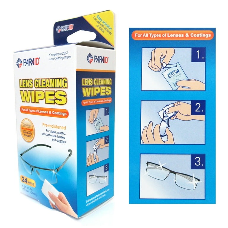 Lens Cleaning Wipes - 100 Per Box  ABC First Aid Supplies Online