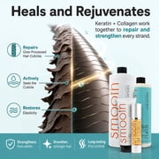 Keragen Brazilian Keratin Kit - Formaldehyde-Free Smoothing Treatment Combo