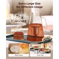 thumbnail image 2 of Infusor de té Reinmoson extra grande de acero inoxidable 304, 2 of 8