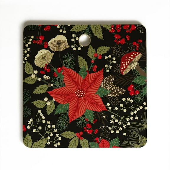Society6 Sabine Reinhart Miracle of Christmas Square Cutting Board