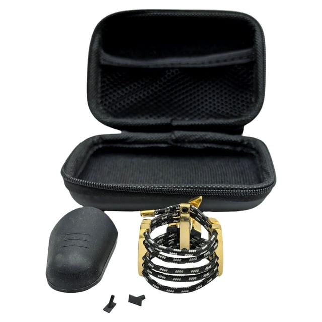 TISHITA Clip de Fixation de Ligature Installation Facile Embouchure Légère Robuste Pince Or Soprano sax