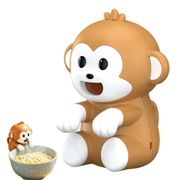 Cute Cartoon Animal Mini Cooling Fan, Portable 3 Speeds USB Rechargeable Cute Clip-on Mini Food Fan Blower for Cup & Bowl Soup Coffee Tea Baked Goods Kitchen Office Dorm Room