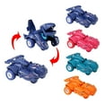 thumbnail image 4 of Cagogo under $5 3Pcs Transforming Dinosaur Car, Transforming DinosaurToyCar, Pull Back Inertia Dinosaur Vehicle, Convertible Dinosaur Race Car, EducationalKidsToy, Birthday Holiday Gift forBoysGirls, 4 of 9