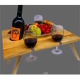 thumbnail image 4 of Mesa de Vino Mesa de Vino Plegable portátil, Mesa de Picnic para Amantes del Vino, Adecuada para Acampar en la Playa al Aire Libre, 4 of 7