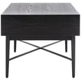 thumbnail image 6 of SAFAVIEH Pierre Contemporary 2 Drawer Coffee Table, Black (42 in. W x 22 in. D x 18 in. H), 6 of 14