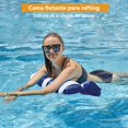 thumbnail image 3 of 2 Piezas Hamaca de Agua, 4 En 1 Colchoneta Inflable Plegable para Piscina, Salón Flotante, Juguetes Piscina Playa Verano (Fila Flotante de 2 Tubos C), 3 of 4