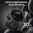 thumbnail image 3 of Monster Open Ear Headphones, Bluetooth 5.4 Earphones Stereo Sound, Wireless Headphones 30 Hours Playback, Type-C Charging, Clear Calls, Waterproof Open Ear Earbuds,Black, 3 of 6