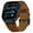 Redbrown, variant on Leather Band for Apple Watch Ultra 2/1 49mm, Vintage Leather Strap Band with Black Metal Buckle & Edge Stitching, Band for iWatch Series 10 9 8 7 6 5 4 3 SE 2 1 42/44/45/46mm Men Women, Redbrown