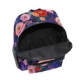 thumbnail image 6 of FORMRS Kids School Backpack with Front Zippered Pocket 12" Student Travel Daypack, Beautiful Floral Pattern, 6 of 6
