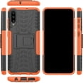 thumbnail image 3 of Phone Case for Samsung Galaxy A70 with Tempered Glass Screen Protector Stand Hybrid Rugged Protective Cell Cover A70S A 70 70A S70 Kickstand Mobile Accessories Women Orange, 3 of 14