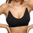 thumbnail image 4 of Bras for Women No Underwire Baeitkot Fashion Women's Casual 2026 Solid Color Transparent Shoulder Straps Bra, 4 of 9