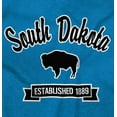 thumbnail image 2 of South Dakota Cute Bison Souvenir Men's Graphic T Shirt Tees Brisco Brands S, 2 of 6