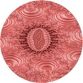 thumbnail image 1 of Ahgly Company Machine Washable Indoor Round Transitional Red Area Rugs, 6' Round, 1 of 7