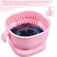 thumbnail image 4 of HURRISE Calentador El&eacute;ctrico de Cera Caliente, Depilaci&oacute;n Femenina, 400ml, Rosa, 100W, F&aacute;cil de Limpiar y Resistente al Calor, para Mujeres, 4 of 9