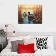 thumbnail image 4 of Nawypu Wood Ducks Canvas Wall Art, 4 of 4