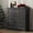Black, variant on IDEALSOUL Dressers for Bedroom, 3 Drawer Dresser, White Dresser with Large Storage Space for Living Room, Chest of Drawers for Bedroom