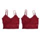 thumbnail image 1 of Sujetador de encaje para mujer, ropa interior sin costuras, transpirable, con correas ajustables, Top con tirantes para deportes posparto, 1 of 9