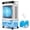 White, variant on Costway 1800 CFM Evaporative Air Cooler with 4 Gal Water Tank 2 Modes 3 Speeds 4 Ice Packs Black