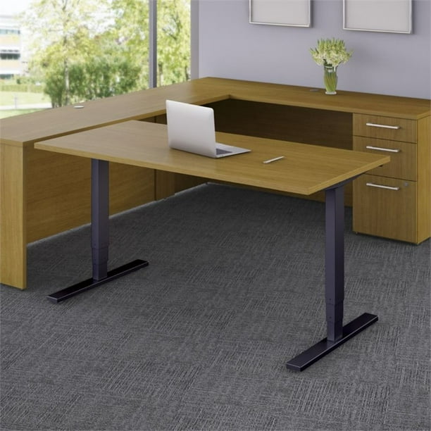 Bush Business 48 Height Adjustable Standing Desk In Modern Cherry