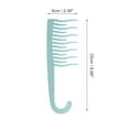 thumbnail image 2 of Unique Bargains 1 Pc Simple Durable Hair Comb Blue PP Wheat Straw, 2 of 6