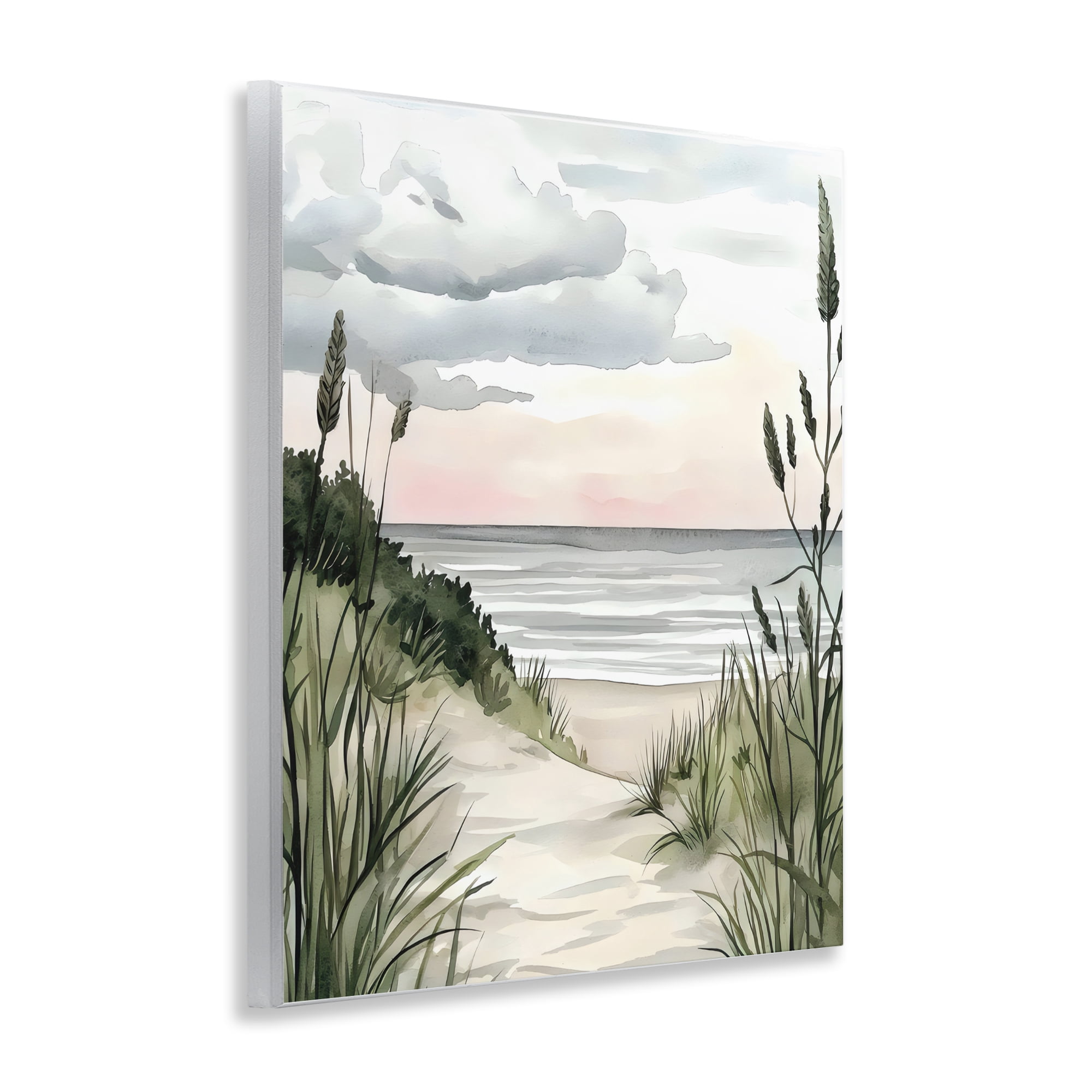 Stupell Industries Coastal Calm Seaside Dunes Wall Plaque Art, design by Riley B