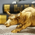 thumbnail image 4 of Ox Model Desktop Ornament Resin Adornment Creative Cattle Tabletop Adornment, 4 of 6