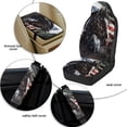 thumbnail image 5 of Xoenoiee Horse American Flag Print 5 Pack Car Seat Covers Set, Universal Faux Leather Car Accessories with Seat Covers, Armrest Cover, Shoulder Pad for Men and Women, 5 of 7