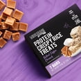 thumbnail image 4 of Protein Crispy Rice Treats, 15g Protein, 3g-7g Net Carbs, Low Carb, Fluffy, Soft, Chewy, Gluten Free, High Fiber, Keto-Friendly, No Aftertaste (Salted Toffee Crunch, 5 Pack), 4 of 4