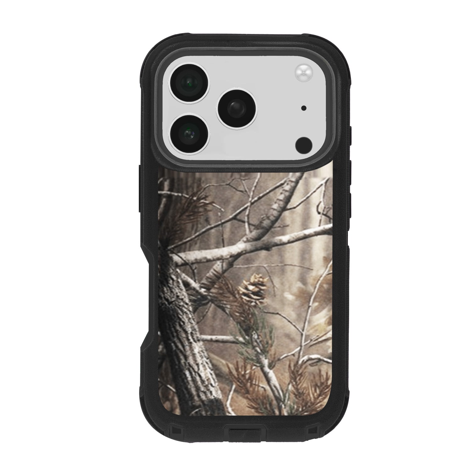 Heavy Duty Protective Case for iPhone 17 Pro Max - Camo Black