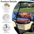 thumbnail image 5 of Pzuqiu Universal Sunset Palm Tree Golf Cart Seat Covers Easy to Clean Portable Club Car Seat Cover Golf Cart Accessories Protective Cushion for All Club Cars More 2 Passenger Cart, 5 of 7