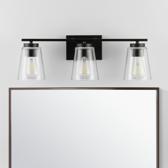 Safavieh Grezler 3 Light Wall Sconce, Orb/Clear