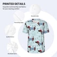 thumbnail image 3 of Lsque Dachshund Dog Puppy Pattern Mens Polo Golf Shirts Funny Graphics Shorts Sleeve Button Shirts Baseball T-shirt-Medium, 3 of 7