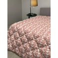 thumbnail image 2 of Ladybugs Down Alternative Comforter, Abstract Flower Silhouettes Nature Illustration Cartoon Style, Microfiber Quilt for All Season, 5 Sizes, Vermilion Black Grey, by Ambesonne, 2 of 3
