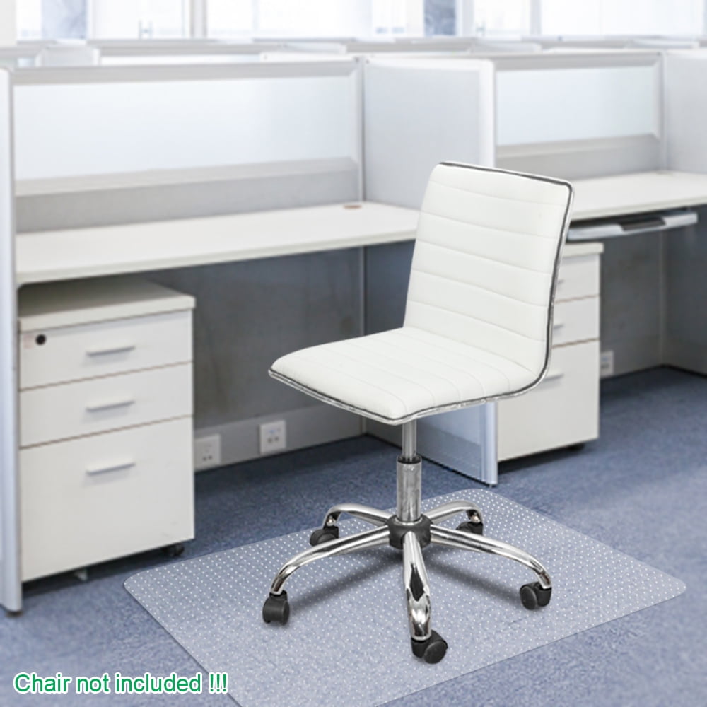 Lowestbest PVC Office Chair Mat with Nail, Transparent Office Chair Mats for Carpet, Computer Chair Mat for Hardwood Floors