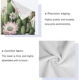 thumbnail image 4 of Coolnut Cactus Flower Bathroom Towel Set of 3 with Hand Towel, Wash Cloths & Bath Towel, Extra Aborbent Soft Towels Set Decor for Bathing Home Shower Wash cloth, 4 of 7