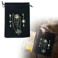 thumbnail image 1 of Home Textile Storage Modern Tarot Card Pouch for Organizing Divination Accessories and Small Items – Universal Home Textile Storage Solution with Flannel Drawstring Bag, 1 of 3