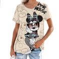 thumbnail image 2 of Camiseta de mujer, moda de verano, camisetas de manga corta, estampado de puntadas 3D, cuello redondo, camiseta informal para mujer, ropa Y2k, camisetas de talla grande, 2 of 4