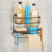 Better Homes & Gardens Bryn Power Lock 2-Tier Suction Shelf, Bronze